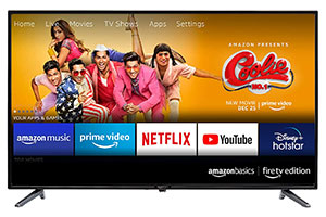 AmazonBasics AB43E10DS  Full HD LED Smart TV - The Best TV under 25000 Price Bracket
