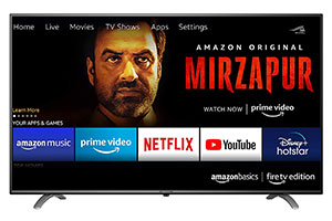 AmazonBasics AB55U20PS  4K UHD LED Smart TV - The Best TV under 40000 Price Bracket