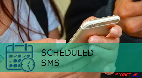 Simple idea to schedule and send a delayed text message - SMS idea