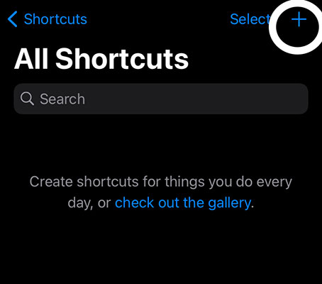 all shortcuts - iphone