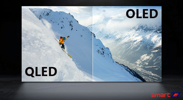 OLED vs QLED TV Display Comparison
